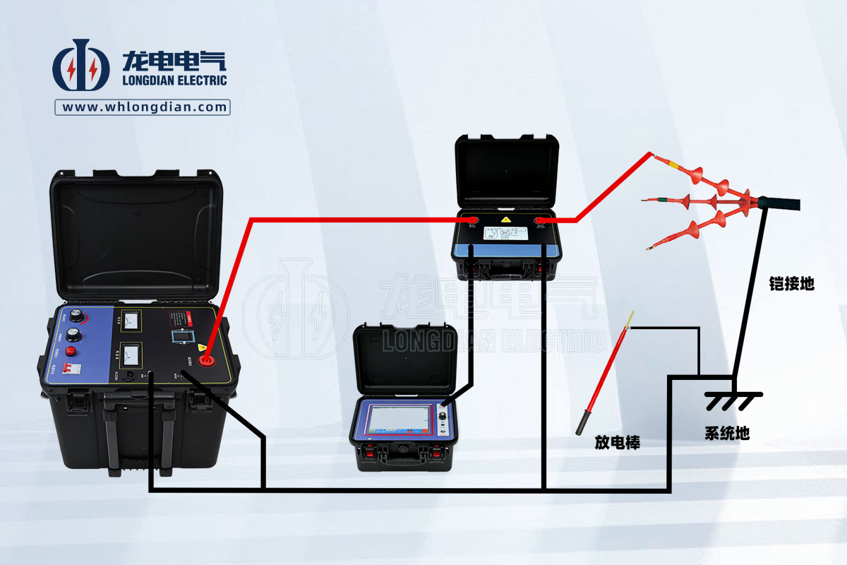 電纜故障測試儀接線圖
